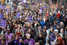 Toulouse: Protest Against Gender Violences And Feminicides