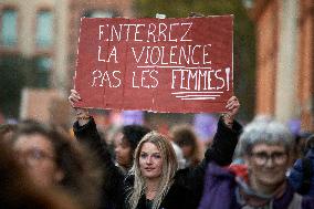 Toulouse: Protest Against Gender Violences And Feminicides