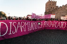 Women In Rome Gather Ahead International Day For Elimination Of Violence Against Women