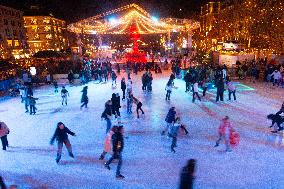 Christmas Market In Duesseldorf