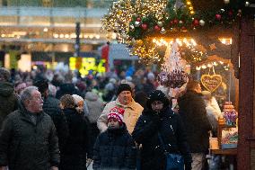 Christmas Market In Duesseldorf