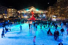 Christmas Market In Duesseldorf