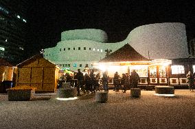 Christmas Market In Duesseldorf