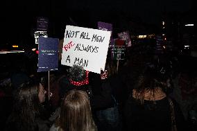 March Against Violence Against Women In Paris