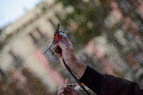 Protest Against Raising Rents And The Right To Housing In Barcelona