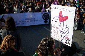 Toulouse: Protest Against Gender Violences And Feminicides