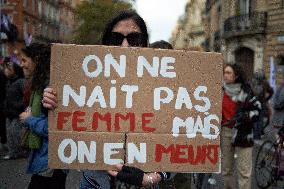 Toulouse: Protest Against Gender Violences And Feminicides