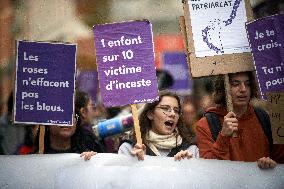 Toulouse: Protest Against Gender Violences And Feminicides