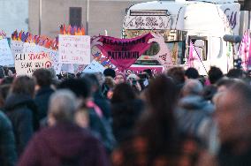 Women In Rome Gather Ahead International Day For Elimination Of Violence Against Women