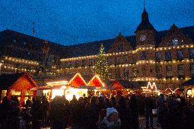 Christmas Market In Duesseldorf