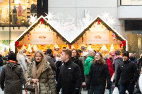 Christmas Market In Duesseldorf