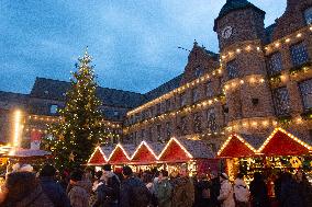 Christmas Market In Duesseldorf