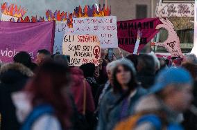 Women In Rome Gather Ahead International Day For Elimination Of Violence Against Women