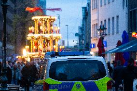 Christmas Market In Duesseldorf