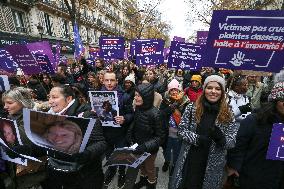 Protest To Condemn Violence Against Women In Paris