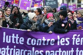 Protest To Condemn Violence Against Women In Paris