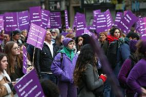 Protest To Condemn Violence Against Women In Paris