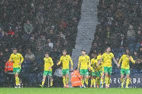 West Bromwich Albion FC v Norwich City FC - Sky Bet Championship