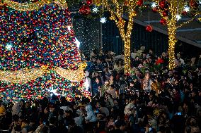 Giant Christmas Tree in Chongqing