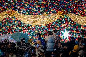 Giant Christmas Tree in Chongqing