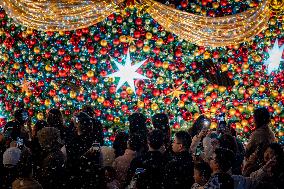 Giant Christmas Tree in Chongqing