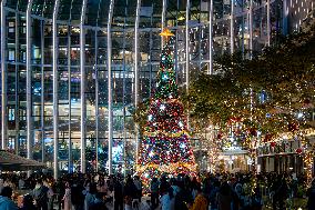 Giant Christmas Tree in Chongqing