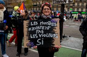 Protest to Condemn Violence Against Women - Paris