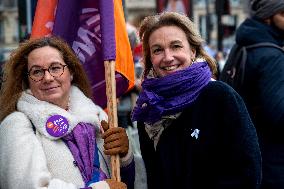 Protest to Condemn Violence Against Women - Paris