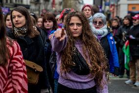 Protest to Condemn Violence Against Women - Paris