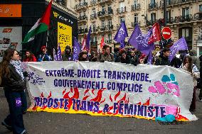 Protest to Condemn Violence Against Women - Paris