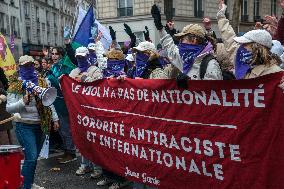 Protest to Condemn Violence Against Women - Paris