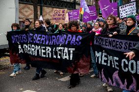 Protest to Condemn Violence Against Women - Paris