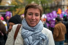 Protest to Condemn Violence Against Women - Paris