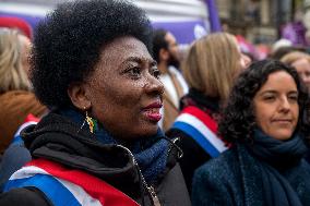 Protest to Condemn Violence Against Women - Paris