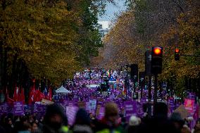 Protest to Condemn Violence Against Women - Paris