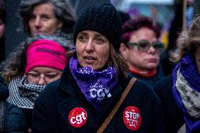 Protest to Condemn Violence Against Women - Paris