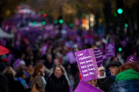 Protest to Condemn Violence Against Women - Paris