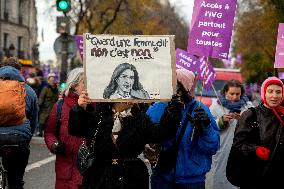 Protest to Condemn Violence Against Women - Paris