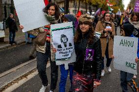 Protest to Condemn Violence Against Women - Paris