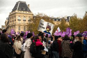 Protest to Condemn Violence Against Women - Paris