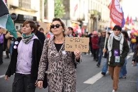 Protest to Condemn Violence Against Women - Bordeaux