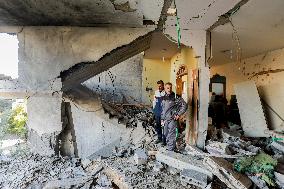 Bombing in Nuseirat Camp - Gaza