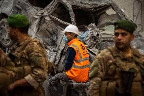 Deadly Airstrike Hits Residential Area In Central Beirut