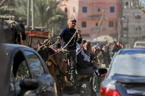 Daily Life Of Palestinians In Central Gaza Strip