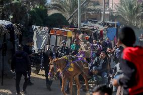 Daily Life Of Palestinians In Central Gaza Strip