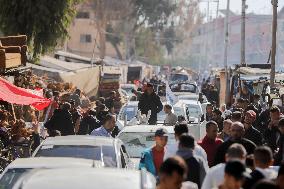 Daily Life Of Palestinians In Central Gaza Strip