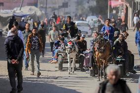 Daily Life Of Palestinians In Central Gaza Strip