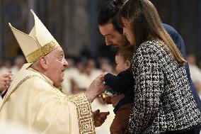 Pope Francis Holds a Mass for World Youth Day - Vatican