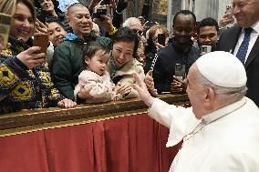 Pope Francis Holds a Mass for World Youth Day - Vatican