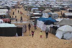 Al-Mawasi Camp for Displaced Palestinians - Khan Yunis